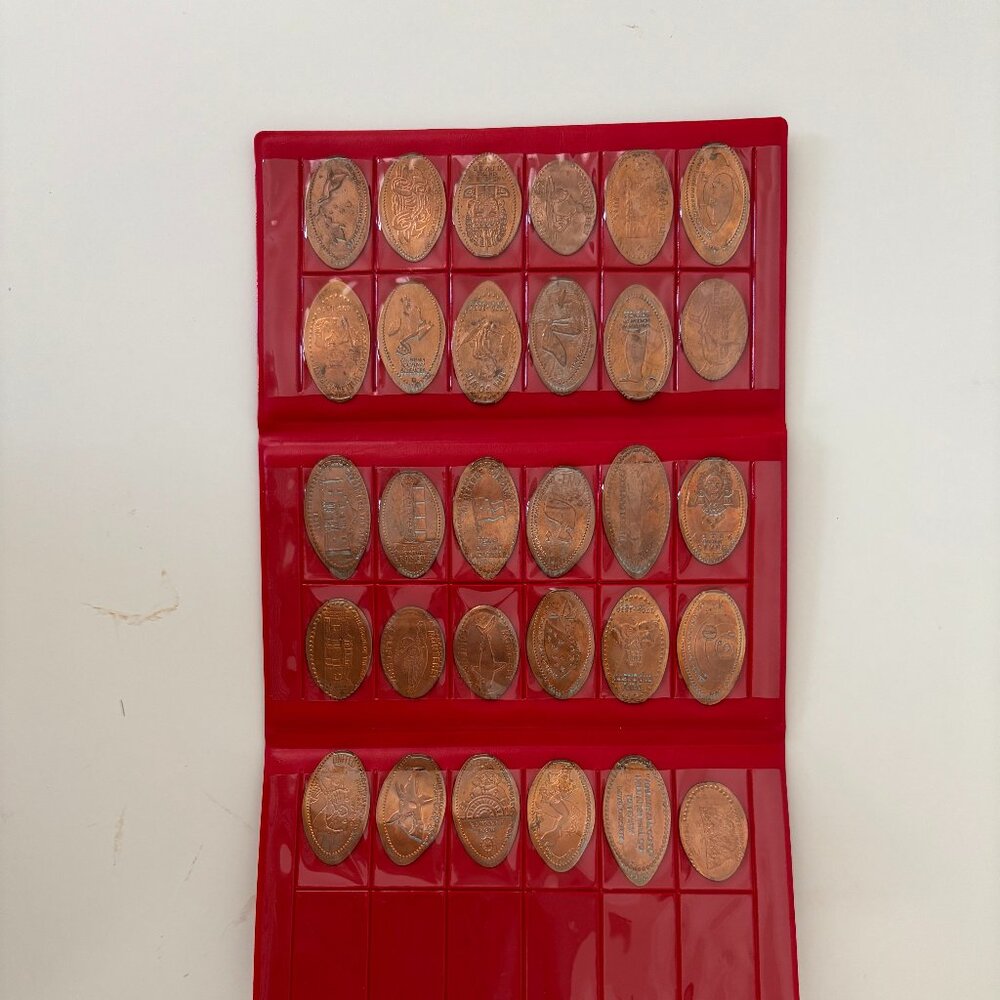 Vintage Elongated Penny Collection – Historical & Travel Souvenirs – Alamo, Mont